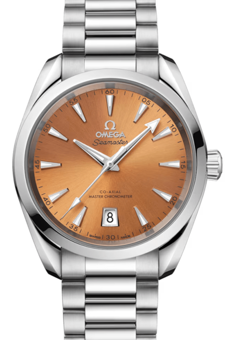 Omega Seamaster Aqua Terra 41 mm Stal Pomaranczowy