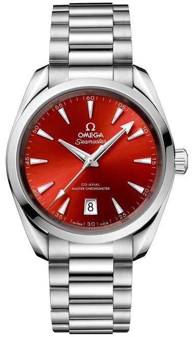 Omega Seamaster Aqua Terra 150 M Czerwony 38 mm Stal