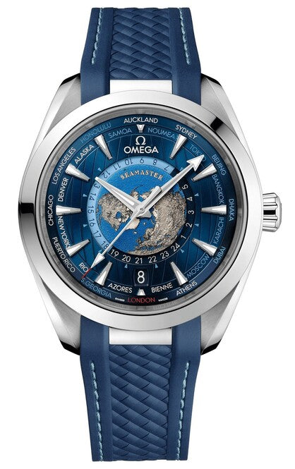 Omega Seamaster Aqua Terra 150 M Niebieski 43 mm Stal
