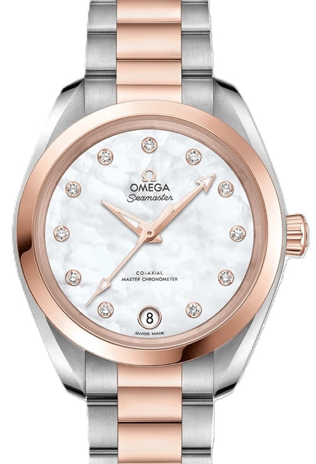 Omega Seamaster Aqua Terra 150 M Masa perlowa 34 mm Stal