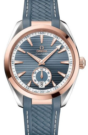 Omega Seamaster Aqua Terra 150 M Niebieski 41 mm Zloto/Stal