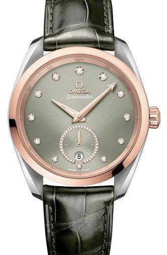 Omega Seamaster Aqua Terra 150 M Zielony 38 mm Zloto/Stal