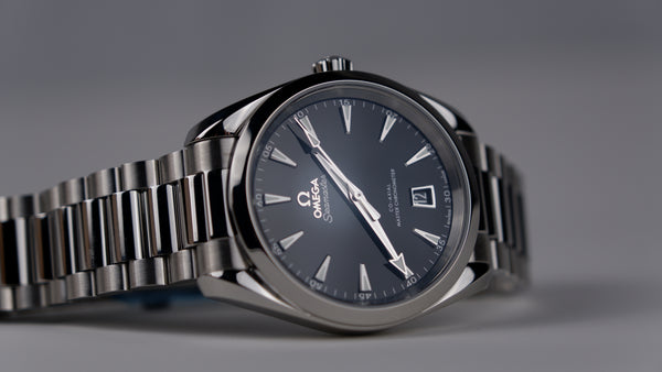 Omega Seamaster Aqua Terra Czarny 38 mm Stal