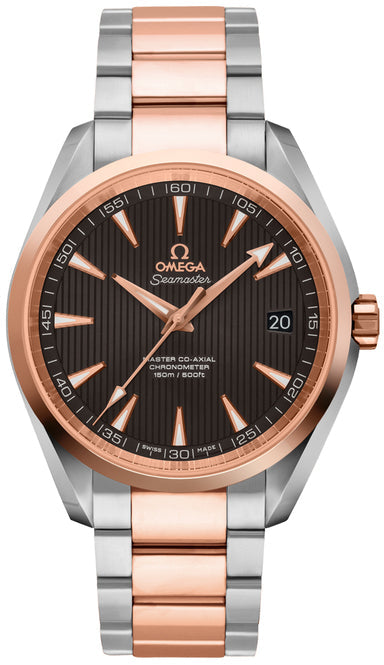 Omega Seamaster Aqua Terra 150 M 41,5mm Szary Złoto/Stal