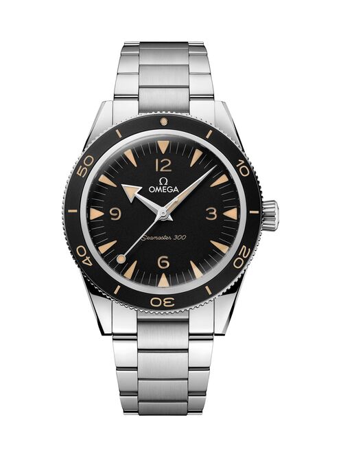 Omega Seamaster 300 Co-Axial Master 41 mm Czarny Stal