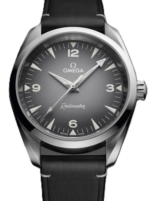 Omega Seamaster Railmaster 38 mm Stal Szary