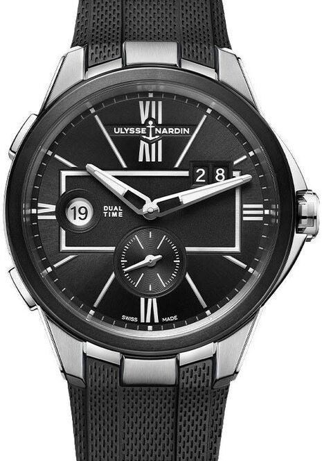 Ulysse Nardin Blast Dual Time Czarny 42 mm Stal