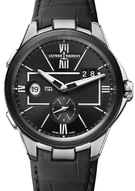 Ulysse Nardin Blast Dual Time Czarny 42 mm Stal