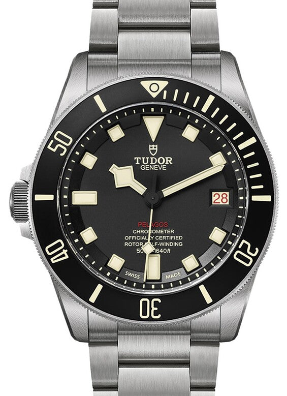 Tudor Pelagos Czarny 42 mm Tytan