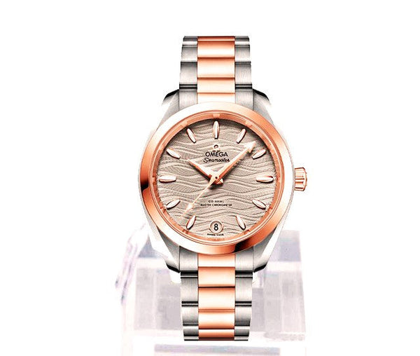 Omega Seamaster Aqua Terra 150 M 34mm Szary Złoto/Stal