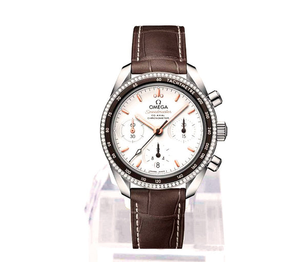 Omega Speedmaster 38 Co-Axial Chronograph 38mm Srebrny Stal