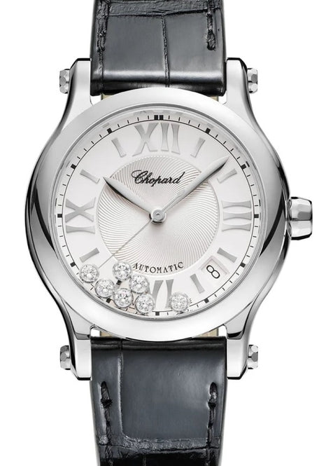 Chopard Happy Sport Srebrny 36 mm Stal
