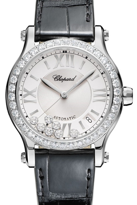 Chopard Happy Sport Srebrny 36 mm Stal