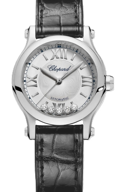 Chopard Happy Sport Srebrny 30 mm Stal