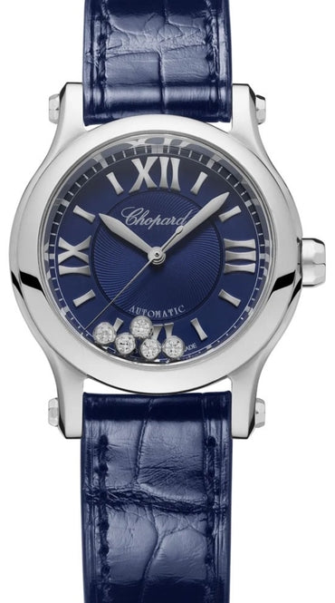 Chopard Happy Sport Niebieski 30 mm Stal