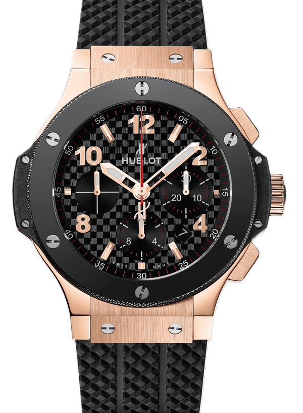 Hublot Big Bang Czarny 44mm Złoto różowe