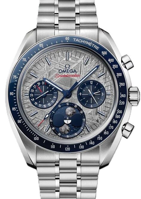Omega Speedmaster 43 mm Stal Meteoryt