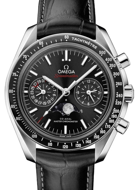 Omega Speedmaster Moonwatch Czarny 44.25 mm Stal