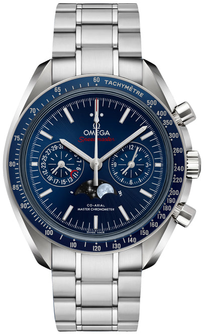 Omega Speedmaster Moonphase Niebieski 44.25 mm Stal