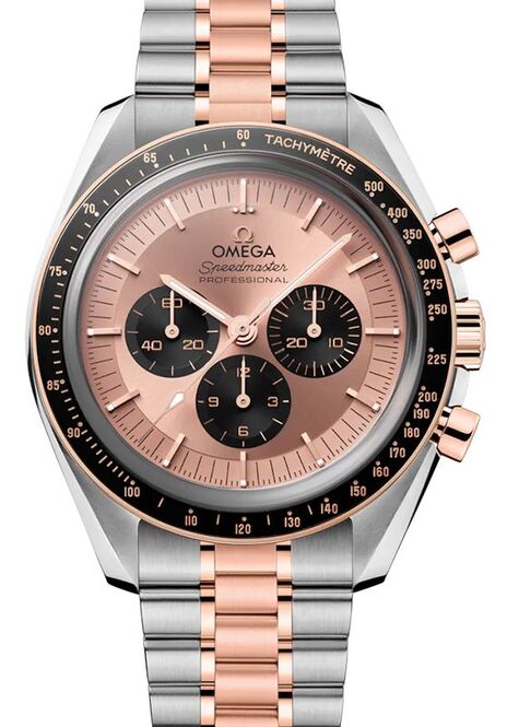 Omega Speedmaster Professional 42 mm Zloto/Stal Rozowy