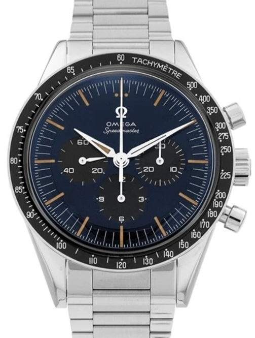 Omega Speedmaster 40 mm Stal Niebieski