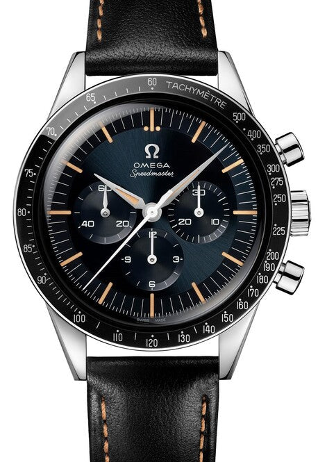 Omega Speedmaster 40 mm Stal Niebieski