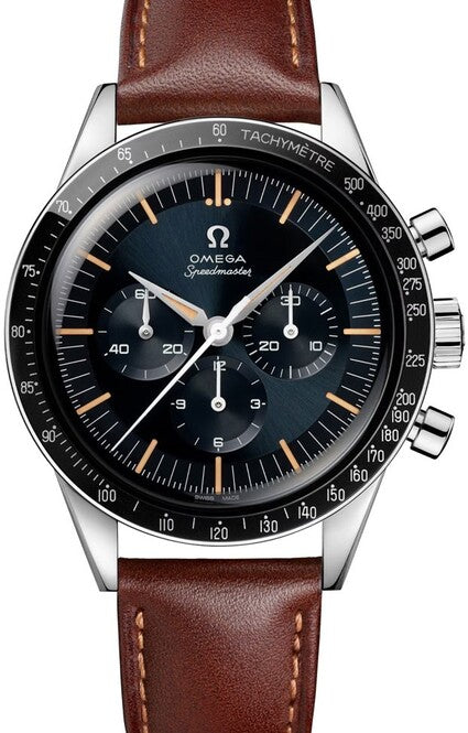 Omega Speedmaster 40 mm Stal Niebieski