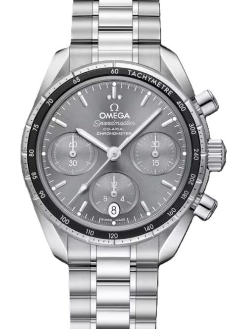 Omega Speedmaster Co-Axial Chronograph Szary 38mm Stal