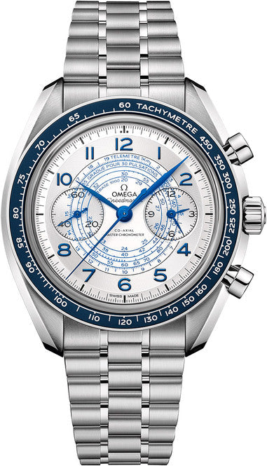 Omega Speedmaster Srebrny 43 mm Stal