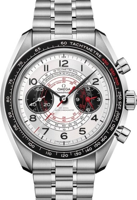 Omega Speedmaster Srebrny 43 mm Stal