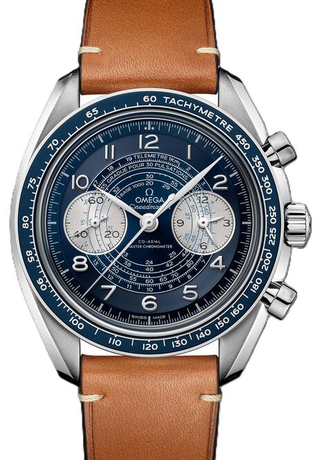 Omega Speedmaster Chronoscope 43 mm Stal Niebieski