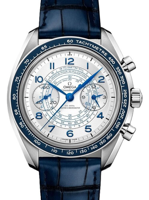 Omega Speedmaster Srebrny 43 mm Stal