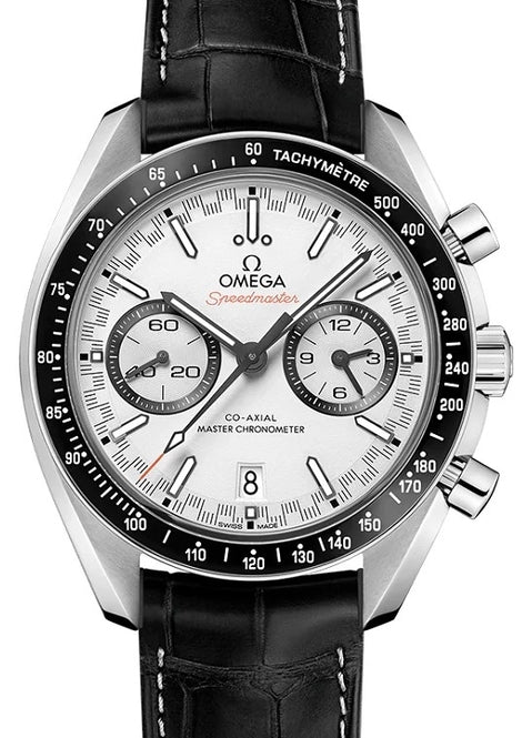 Omega Speedmaster Racing Bialy 44.25 mm Stal