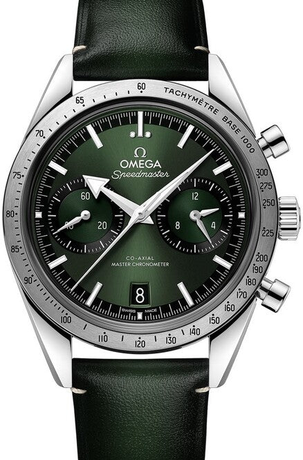 Omega Speedmaster '57 40.5 mm Stal Zielony