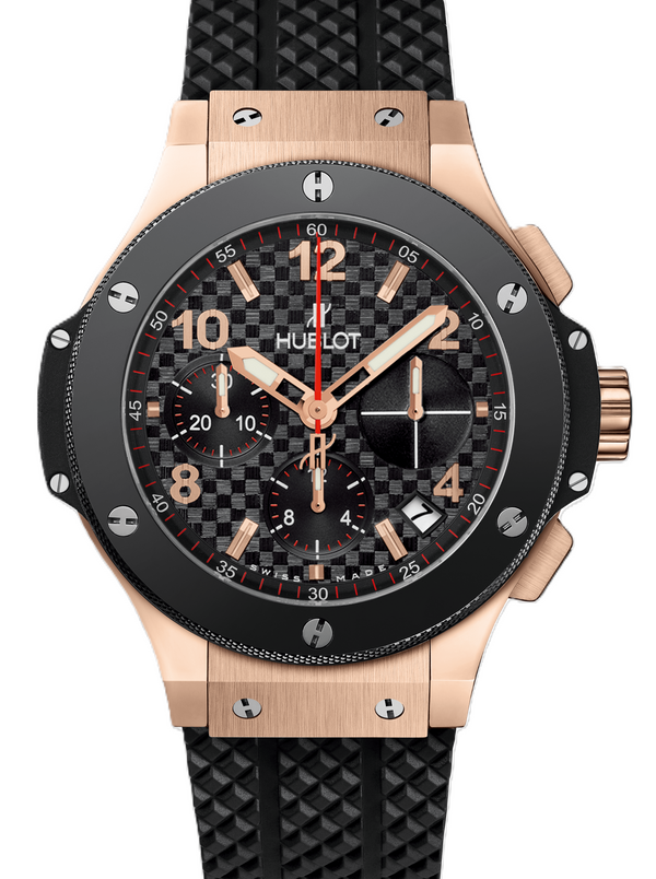 Hublot Big Bang Czarny 41mm Złoto różowe