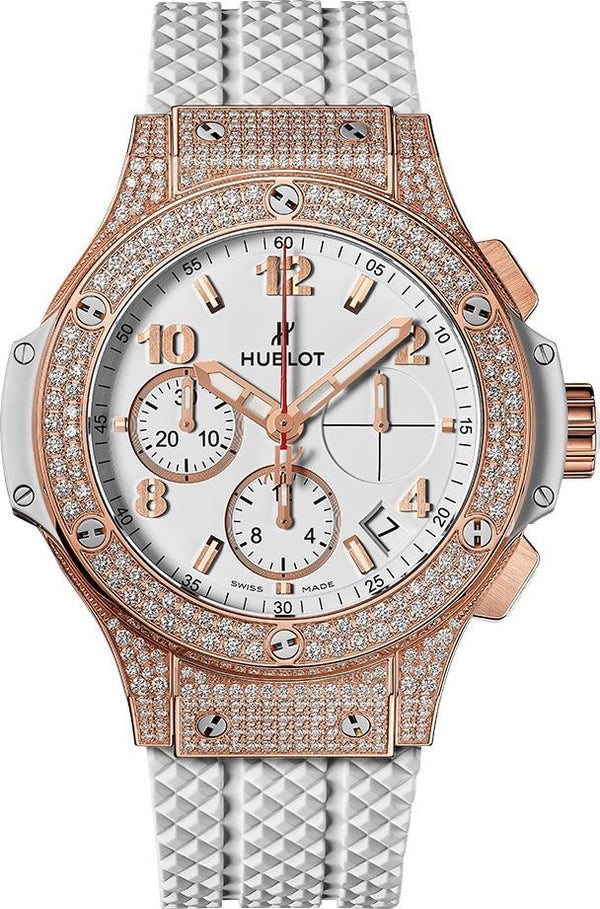 Hublot Big Bang Biały 41mm Złoto różowe