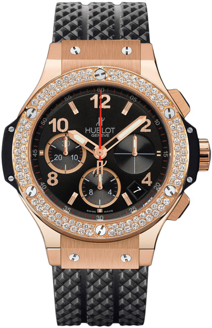 Hublot Big Bang Czarny 41 mm Złoto różowe