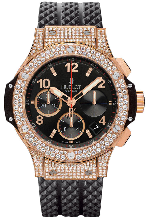 Hublot Big Bang Czarny 41mm Złoto różowe