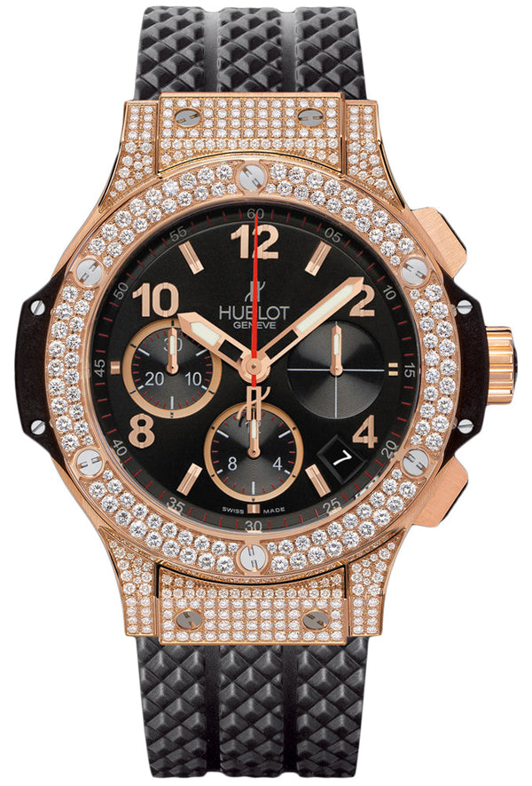Hublot Big Bang Czarny 41mm Złoto różowe