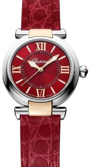 Chopard Imperiale Czerwony 29 mm Złoto/Stal