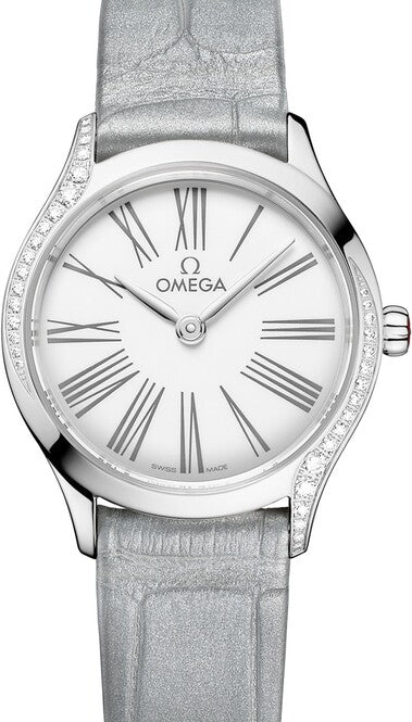 Omega De Ville Trésor 26 mm Stal Biały