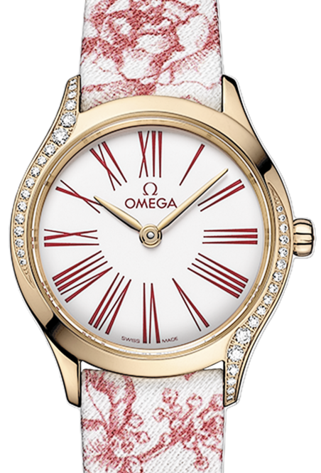 Omega De Ville Trésor 26 mm Stal Biały