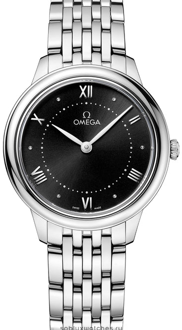 Omega De Ville Prestige Czarny 30 mm Stal