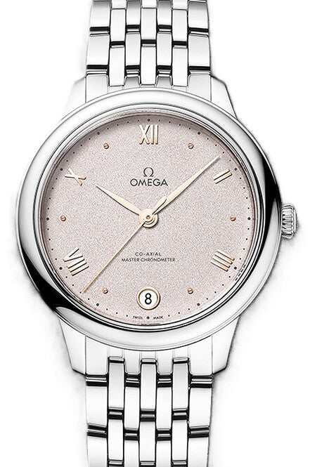 Omega De Ville Prestige 34 mm Stal Szary
