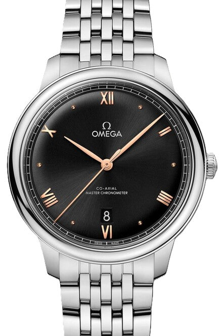 Omega De Ville Prestige 40 mm Stal Czarny