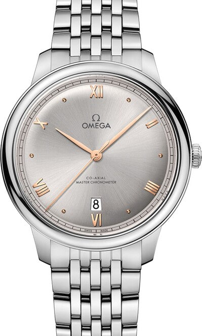Omega De Ville Prestige 40 mm Stal Szary