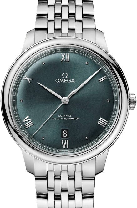 Omega De Ville Prestige 40 mm Stal Zielony