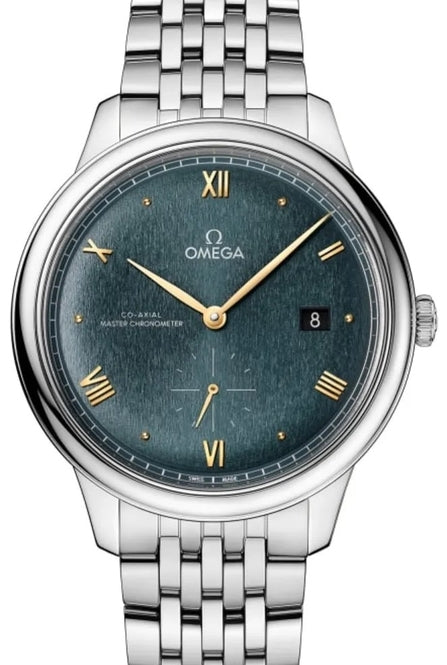 Omega De Ville Co-Axial 41 mm Stal Zielony