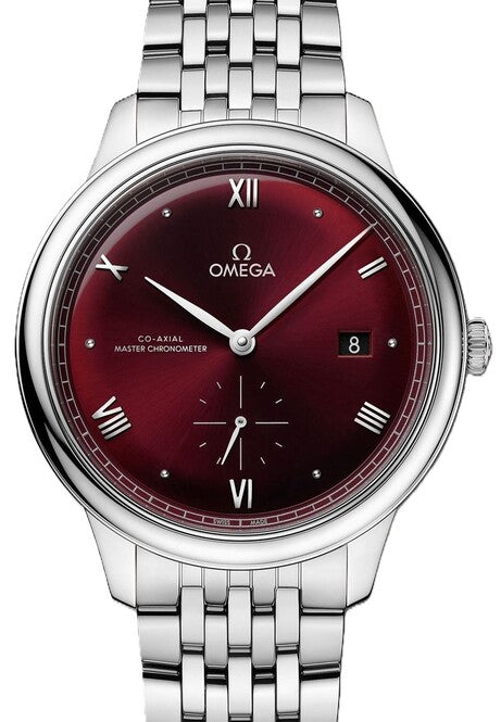 Omega De Ville Prestige 41 mm Stal Czerwony