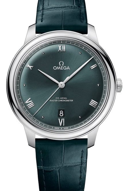 Omega De Ville Prestige 40 mm Stal Zielony